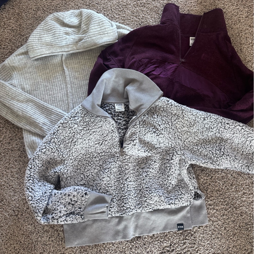 PINK Victoria's Secret pull over bundle